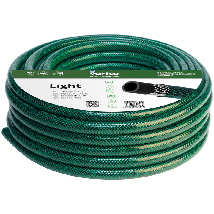 Tuyau d'arrosage flexible Vartco Light 1/2" 50m 3 plis