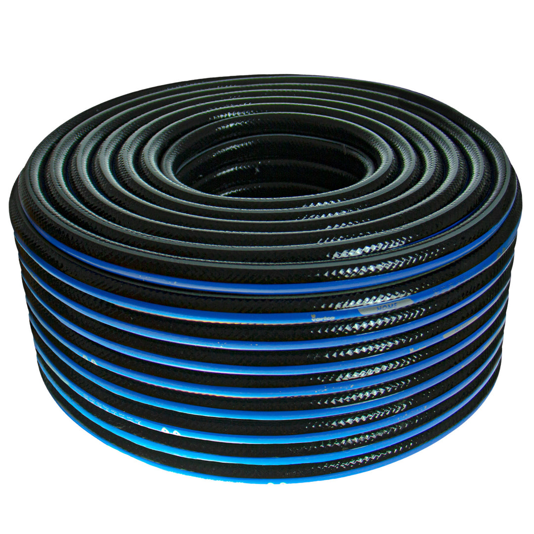 Tuinbesproeiingsslang Flexibel Kruis Gevlochten Polyester Slang UV-bestendig 25 Bar 3/4" 50m