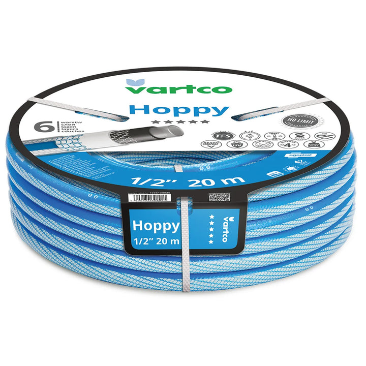 Tuyau d'arrosage Vartco Hoppy 1/2 20m 6 plis non torsadés