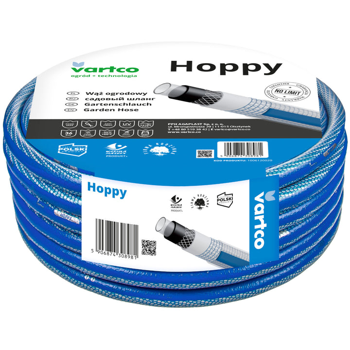 Vartco Hoppy 1/2" tuinslang 50m 6 lagen ongetwist