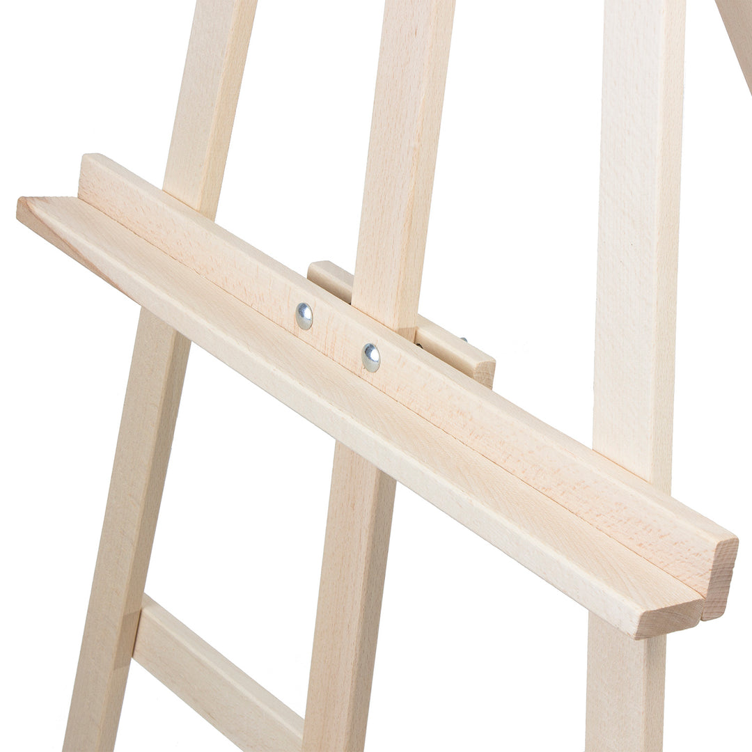 Houten schildersezel 178 cm WOODOK voor kinderen of volwassenen 2 hoeveelheden.