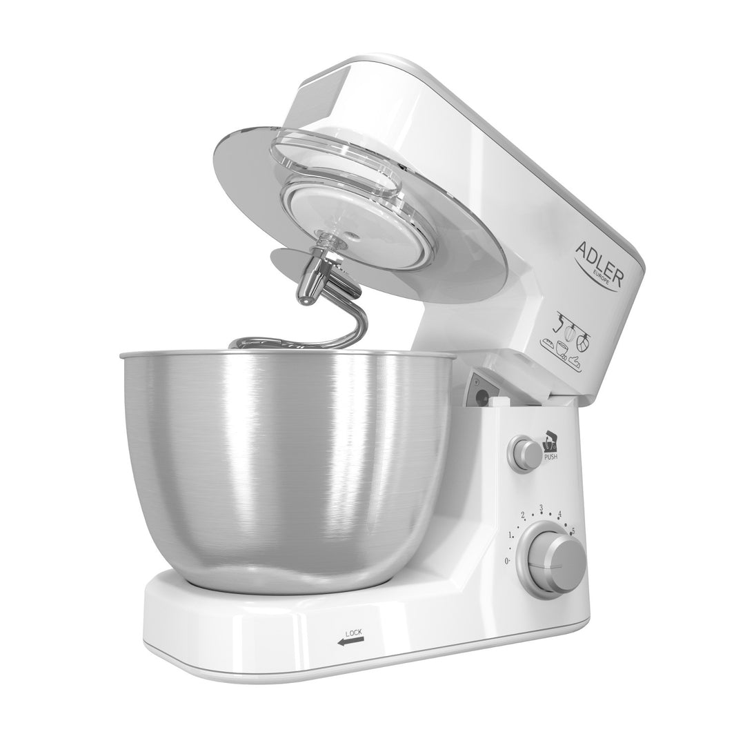 Robot culinaire planétaire 1000W Adler AD 4216 - 6 vitesses