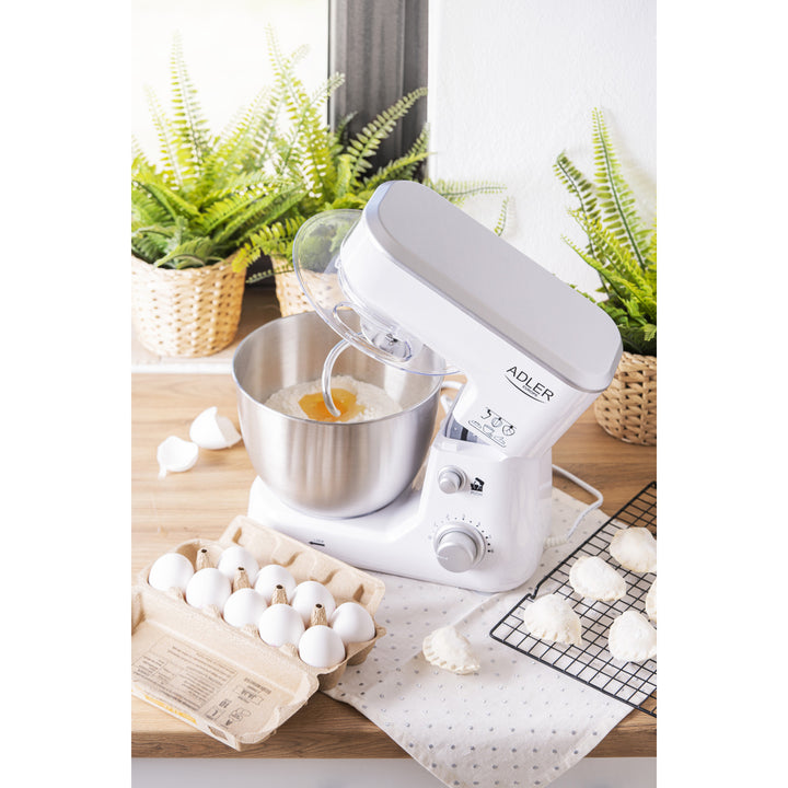 Robot culinaire planétaire 1000W Adler AD 4216 - 6 vitesses