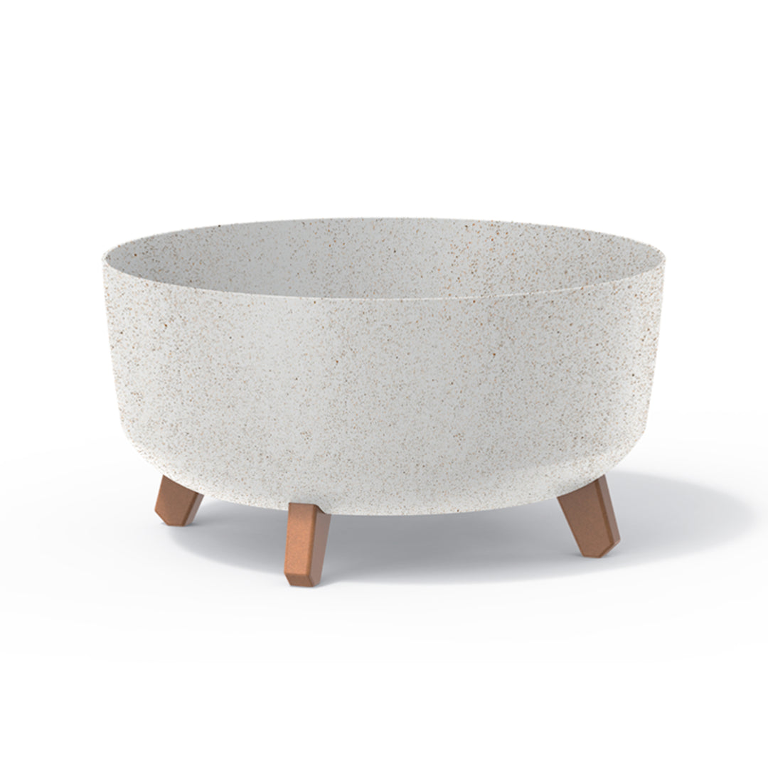 Gracia Low Eco Wood DGRL400LW-S449W Prosperplast Bloempot - Wit ECO 14,3L