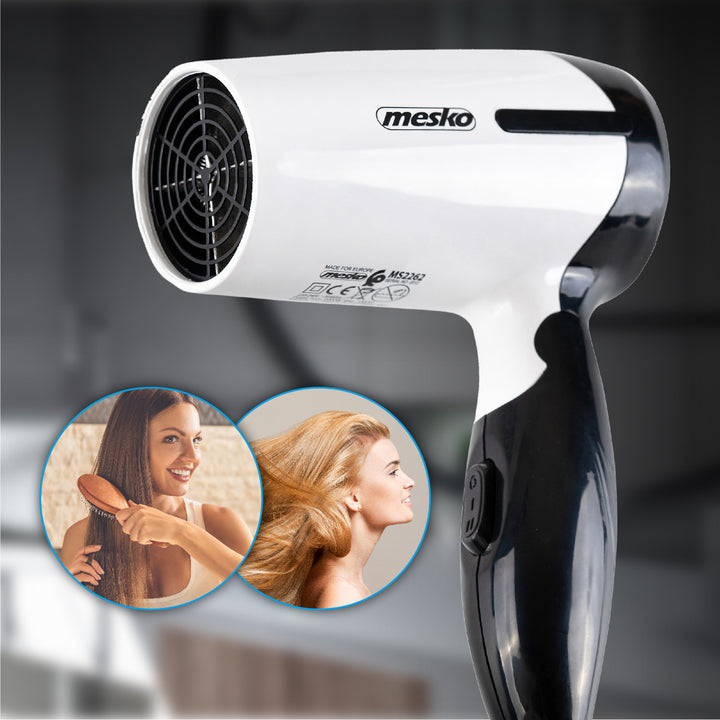 Mesko MS 2262 Séchoir de voyage avec poignée pliante 1000W