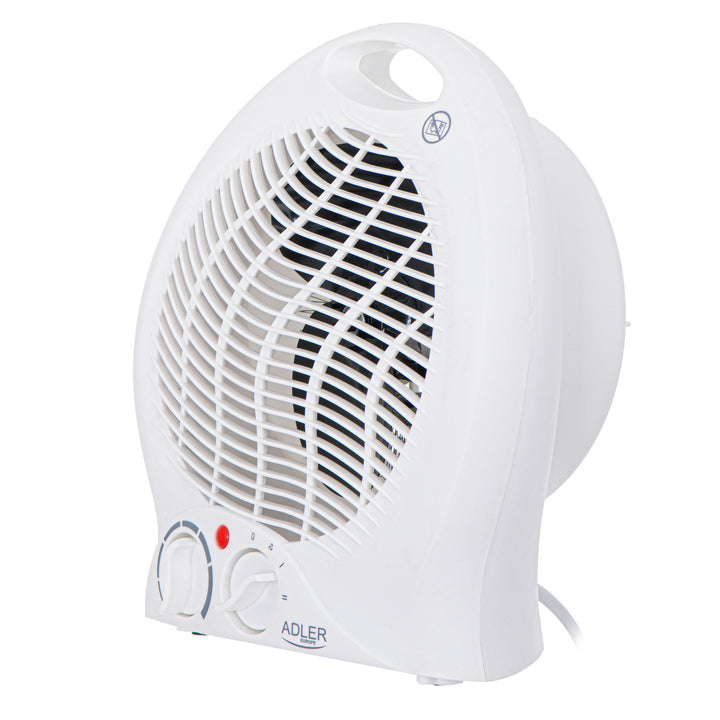 Adler ventilatorkachel, thermostaat, ventilatorfunctie, 2000W, wit, AD 7728