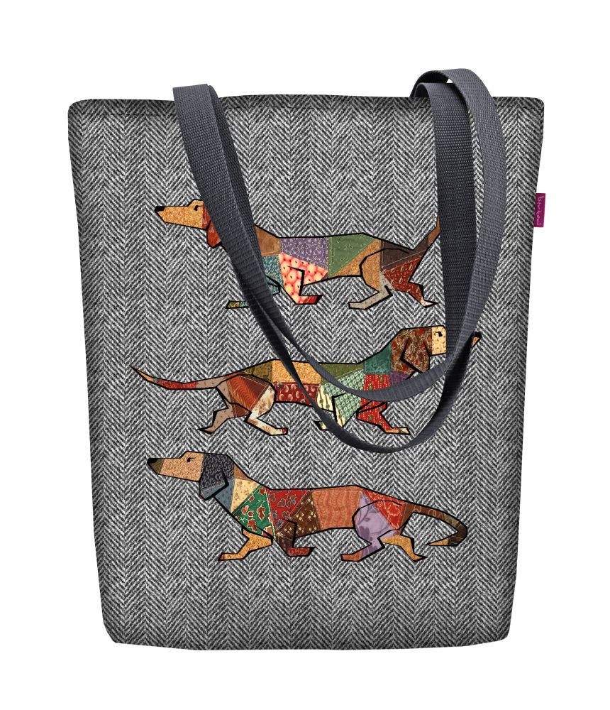 Sac à bandoulière avec fermeture éclair Bertoni Sunny Shopper 36x40 cm (convient pour A4) Sac de transport Sac en tissu avec motif Joker