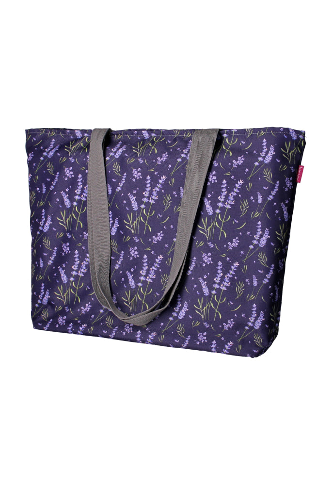 Sac à bandoulière zippé Bertoni Holi Lavender Convient pour A4 Sac de transport Sac avec motif Lavande