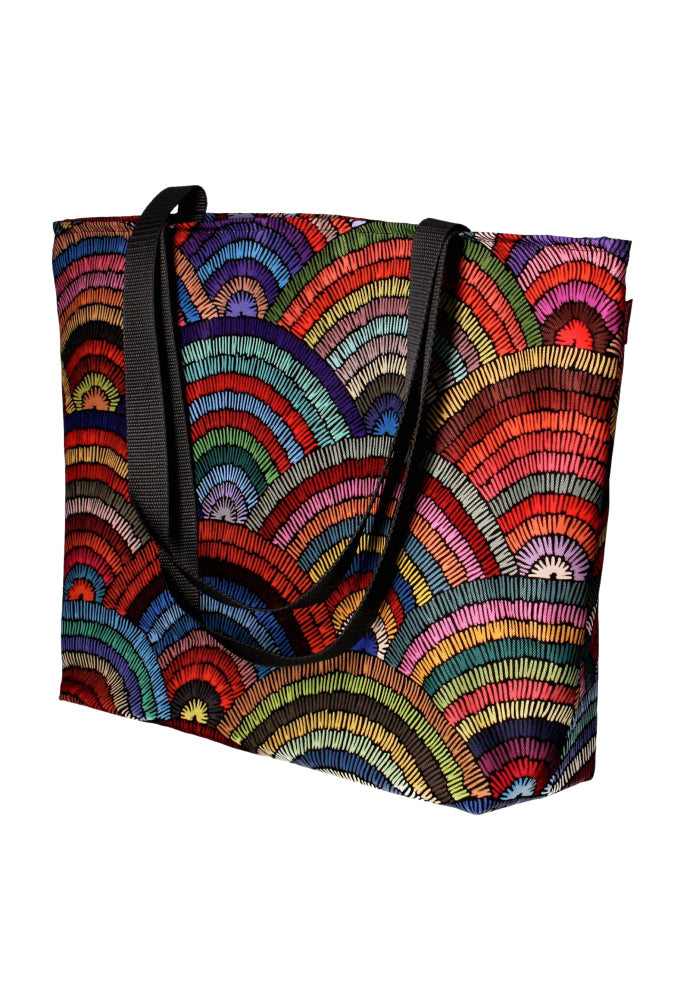 Sac à bandoulière zippé Bertoni Holi Rumba, femme, convient pour A4 Sac de transport, avec motif Rumba