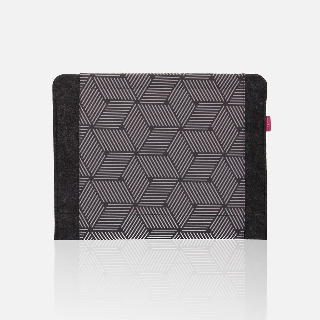 Bertoni Cube laptoptas, voor PC max. 15", vilt, magnetische sluiting