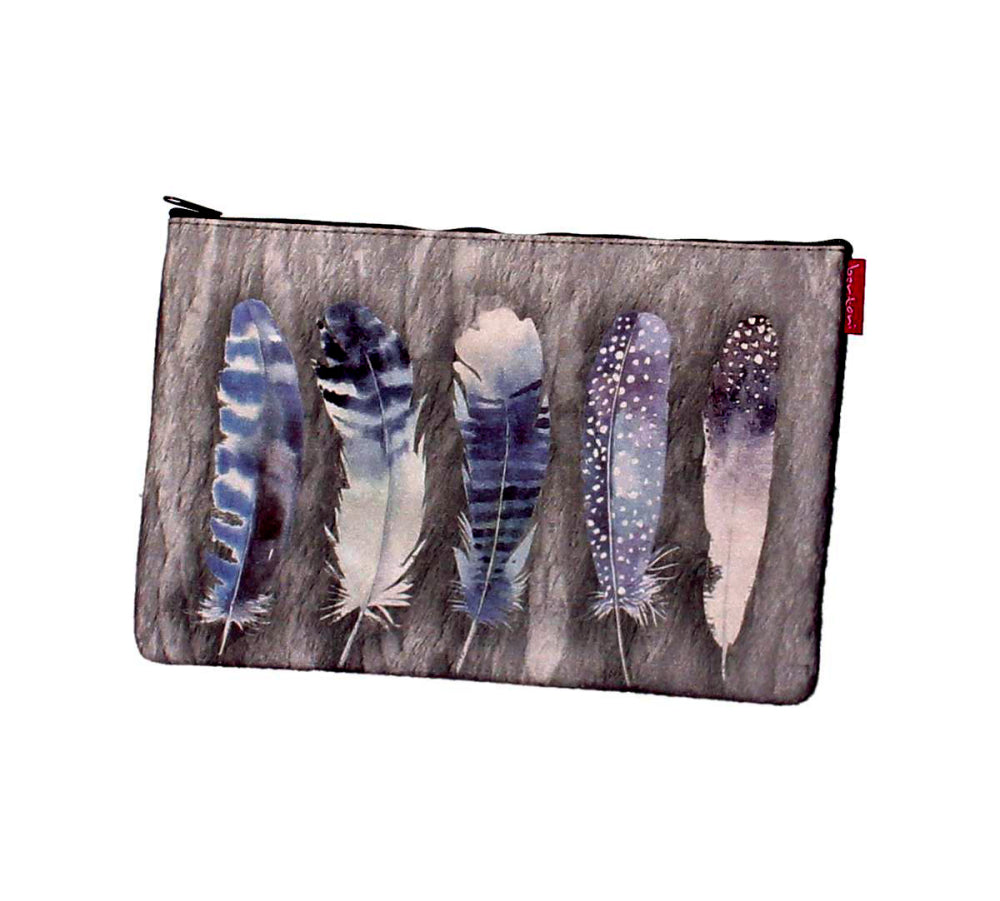 Trousse de toilette Bertoni avec fermeture éclair Pochette cosmétique pour maquillage Organiseur en feutre, motif Fly Away