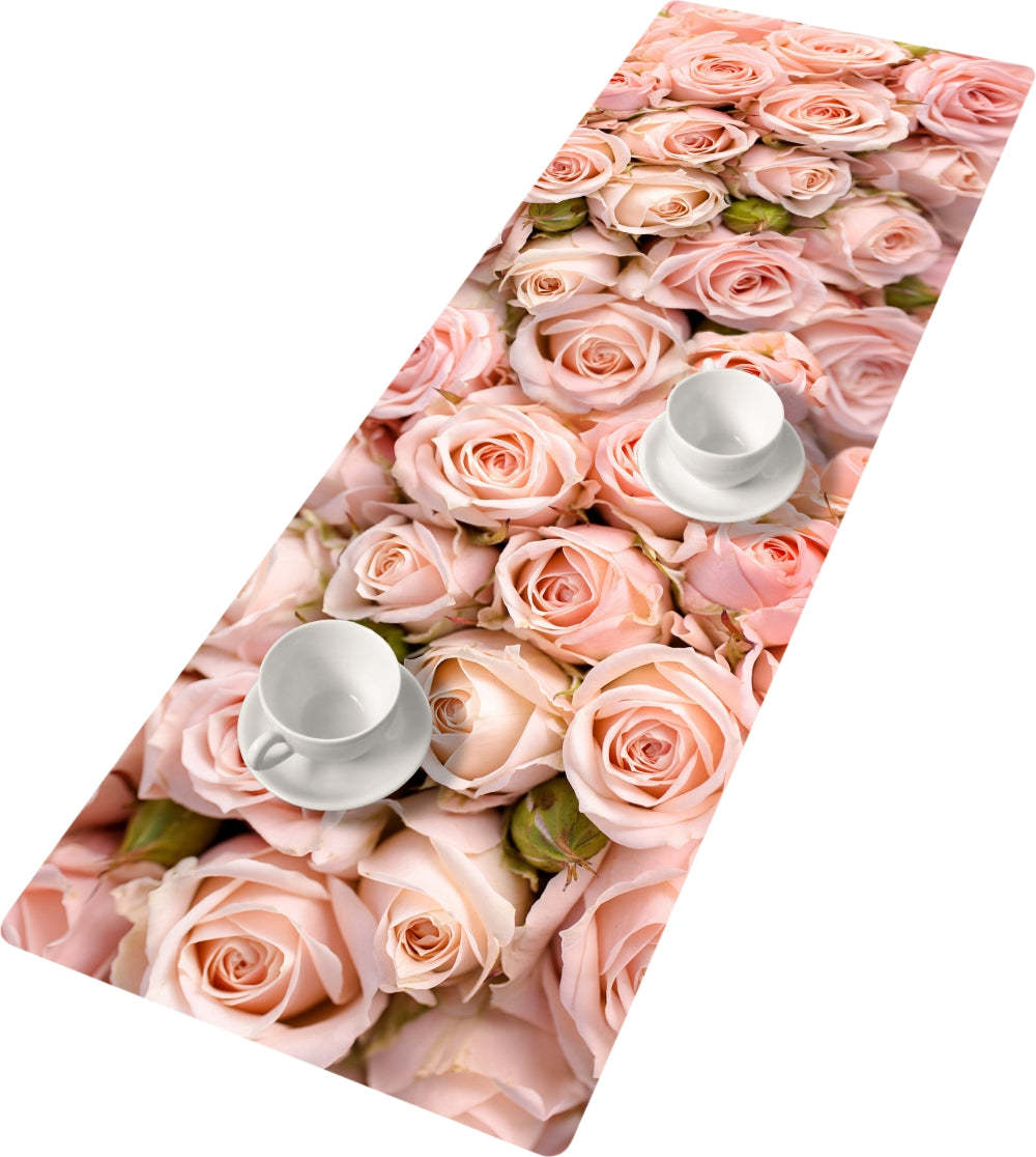 Chemin de table Bertoni Nappe en feutre avec motif 95 x 33 cm Diana