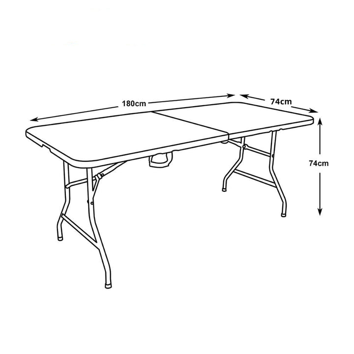 GreenBlue tuin-/horecatafel 180cm, 180x75x74cm, HDPE, max. 150kg, GB370