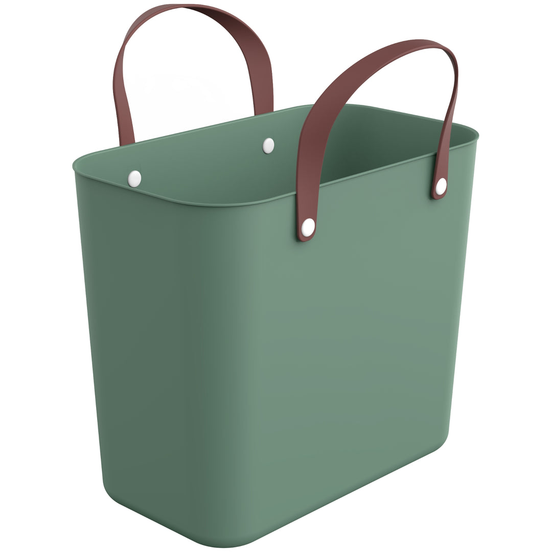 Sac pour les courses en plastique Rotho Albula 25l couleur vert Multibag