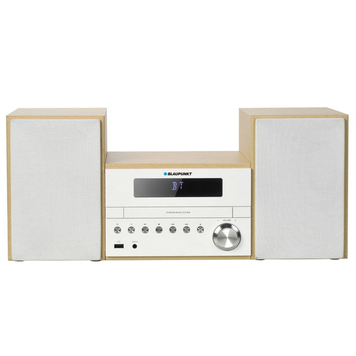 Mini-stereosysteem met Bluetooth en afstandsbediening Compact systeem FM-radio 2x50W AUX LED-scherm CD-speler CD/-R/-RW/MP3/WMA