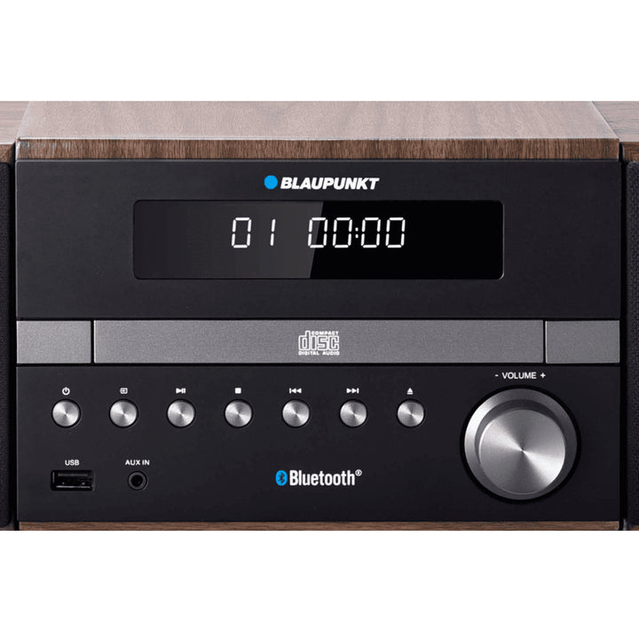 Micro-hifi-systeem met Bluetooth en afstandsbediening Compact systeem FM-radio 2x50W AUX LED-scherm CD-speler CD/-R/-RW/MP3/WMA