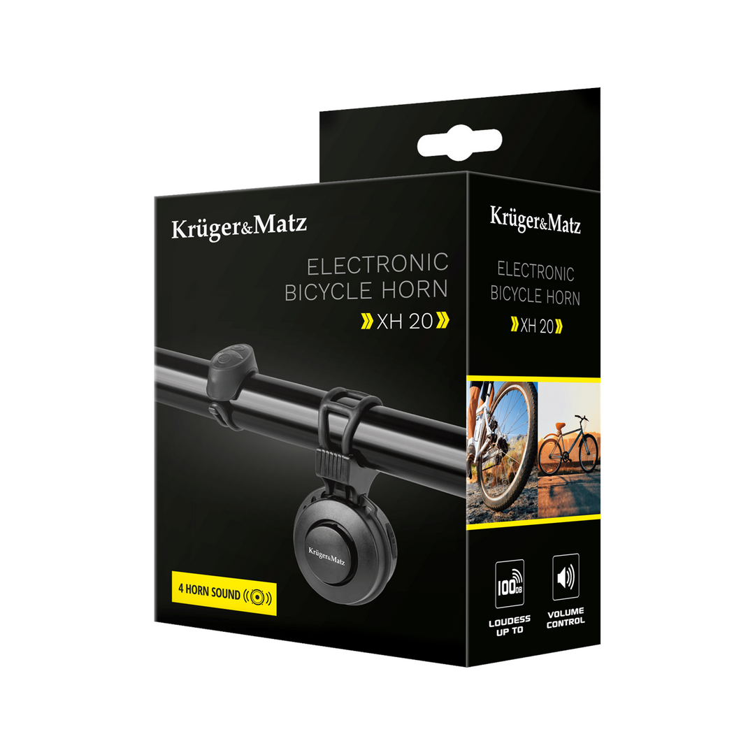 Sonnette de vélo électrique Kruger&Matz XH20 avec des matériaux de haute qualité