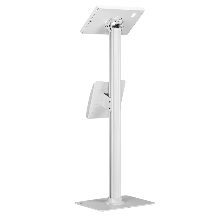 Maclean Tablet-reclamestandaard, vloermontage met vergrendeling, 9,7"-11", iPad/iPad Air/iPad Pro, Samsung Galaxy Tab A/Tab A7/Tab S6 Lite, MC-476W