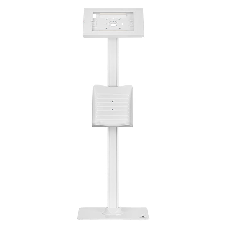 Maclean Tablet-reclamestandaard, vloermontage met vergrendeling, 9,7"-11", iPad/iPad Air/iPad Pro, Samsung Galaxy Tab A/Tab A7/Tab S6 Lite, MC-476W