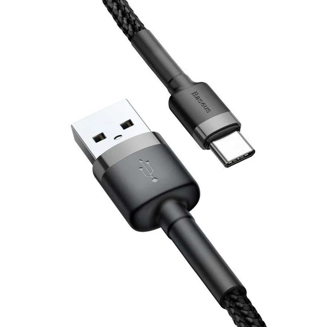 Prise USB A - Prise USB-C 1m CATKLF-BG1 noir Câble Baseus