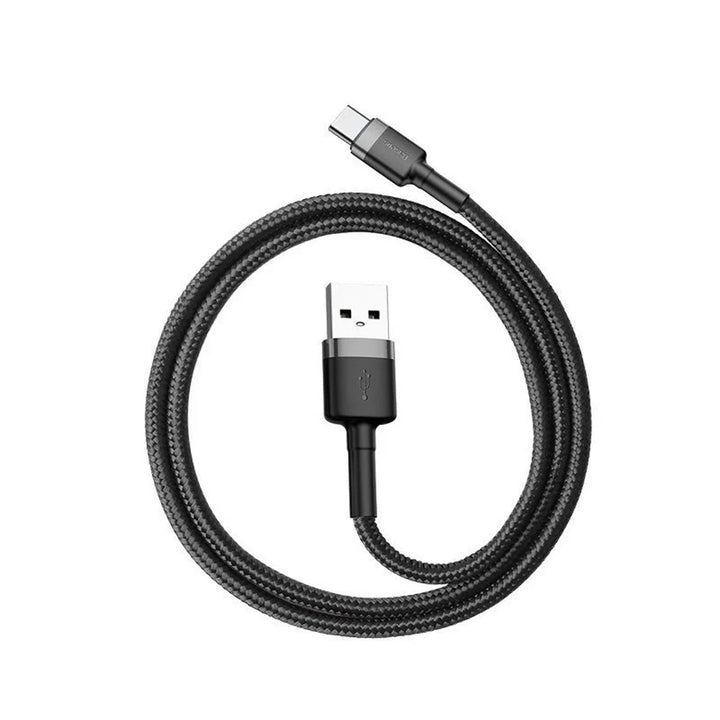 Prise USB A - Prise USB-C 1m CATKLF-BG1 noir Câble Baseus