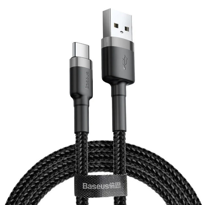 Prise USB A - Prise USB-C 1m CATKLF-BG1 noir Câble Baseus