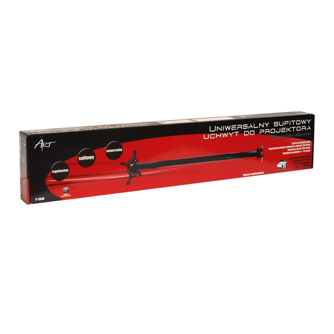 ART P-104B support pour projecteur 110-197 cm noir
