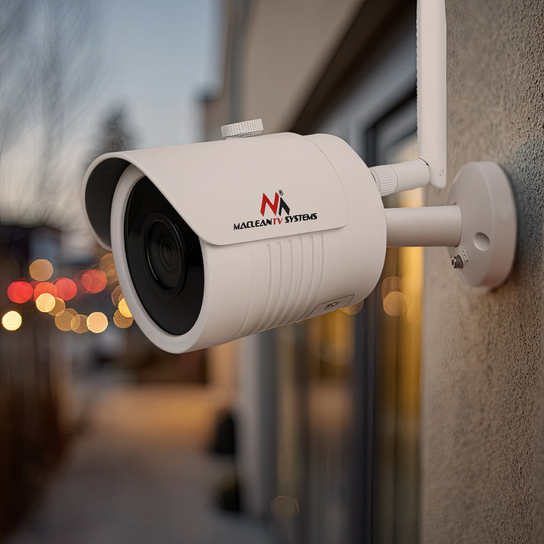 Maclean Caméra IP IPC WiFi 5MPx extérieur, cornet, CMOS 1/2.5", H.264/H.264+/H.265/H.265+/JPEG/AVI, Onvif, MCTV-516