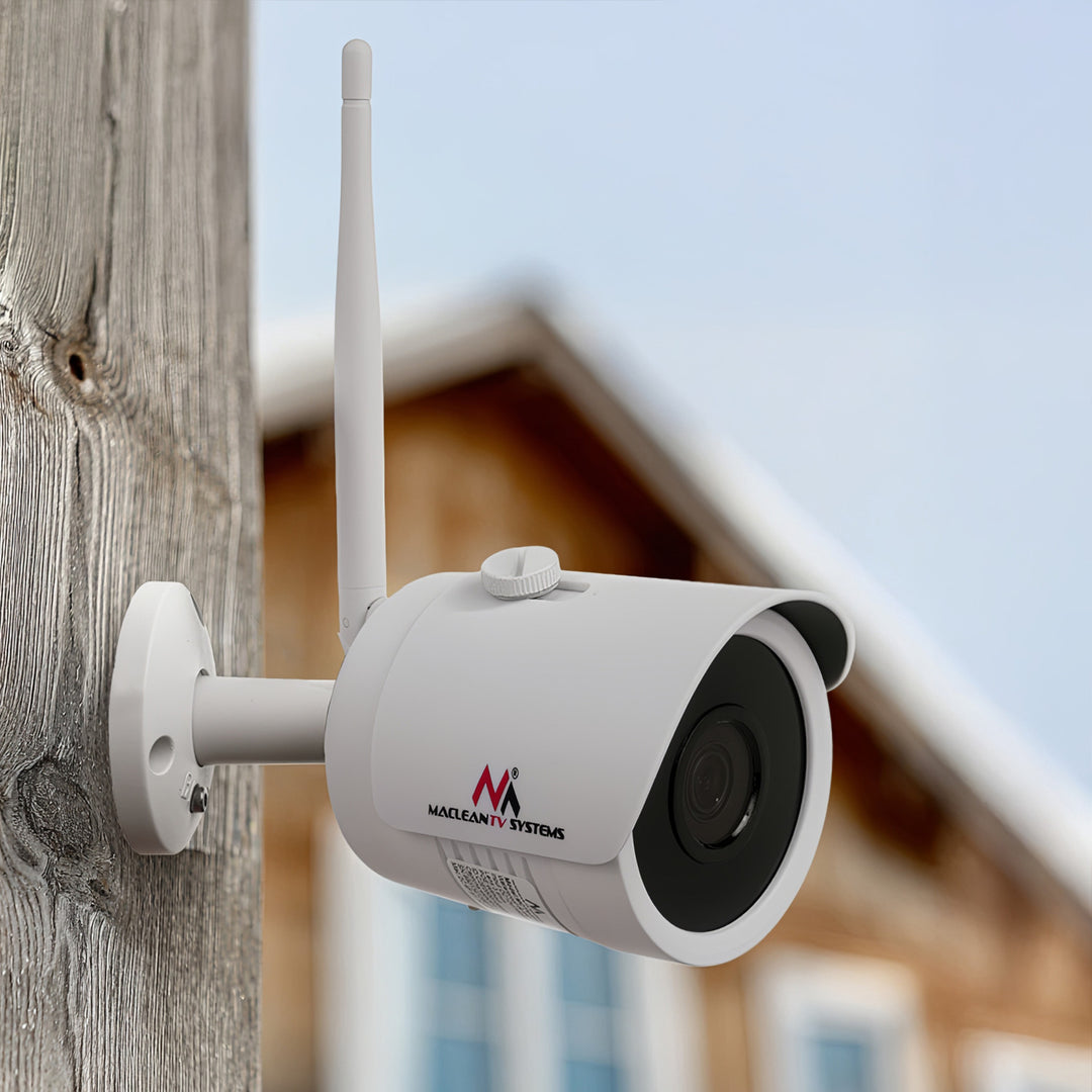 Maclean Caméra IP IPC WiFi 5MPx extérieur, cornet, CMOS 1/2.5", H.264/H.264+/H.265/H.265+/JPEG/AVI, Onvif, MCTV-516