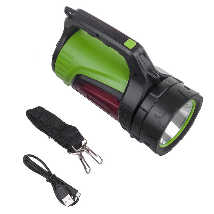 Maclean 3in1 LED-zaklamp, powerbank-functie, 3 verlichtingsmodi, 5W XM-L-T6, Koud Wit 6500K, 3.7V 3x18650, 4500mAh, MCE345