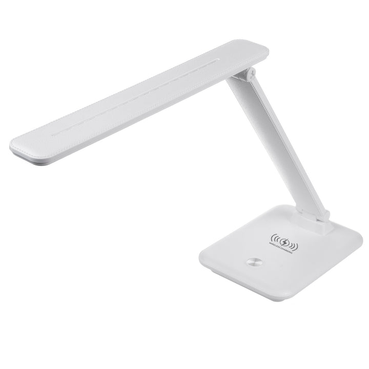 Lampe de bureau LED à intensité variable Lampe de bureau 9W avec chargeur Qi à induction