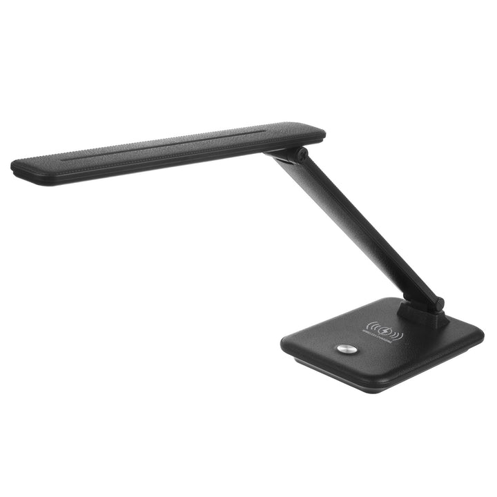 Dimbare LED-bureaulamp 9W Bureaulamp met Qi-inductielader