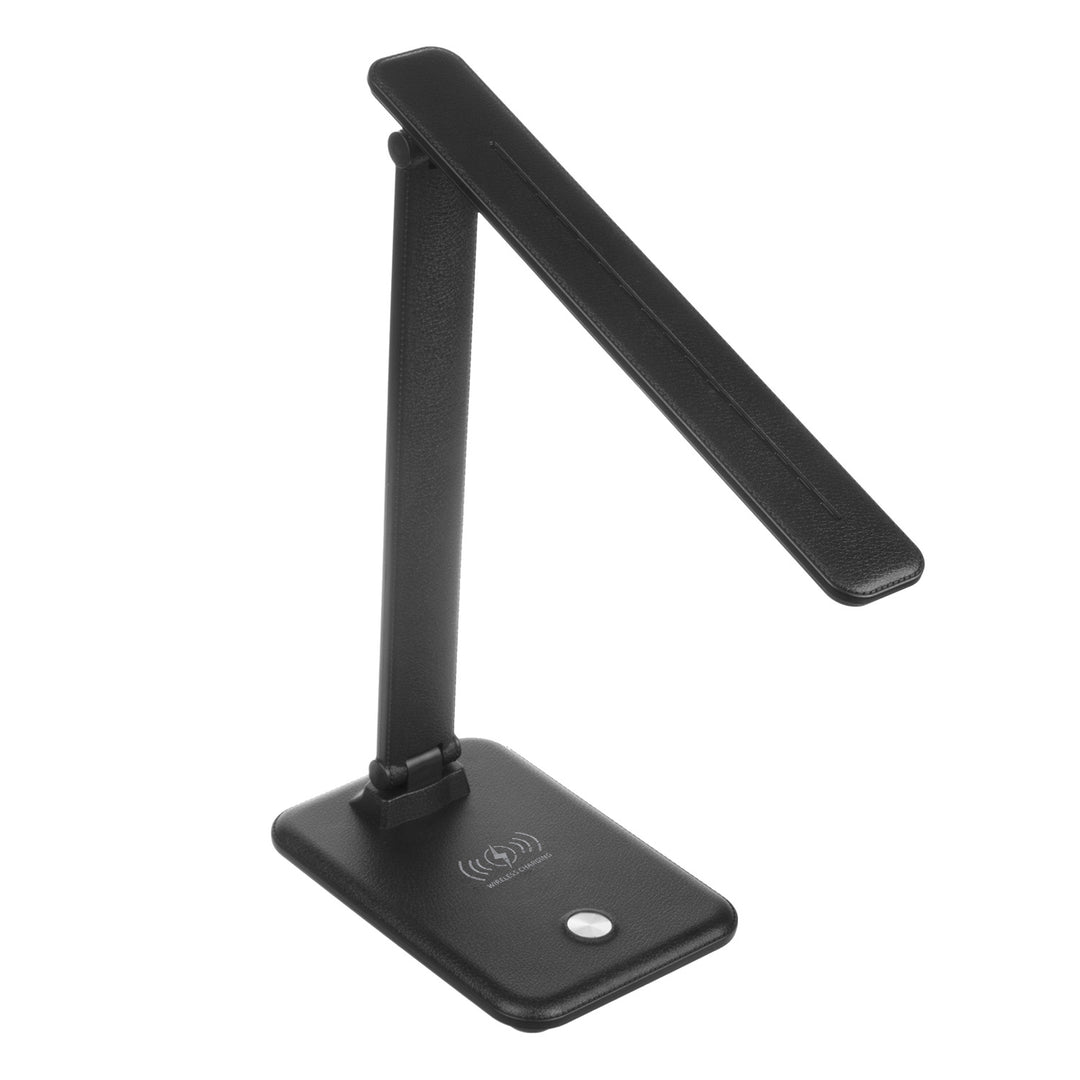 Lampe de bureau LED à intensité variable Lampe de bureau 9W avec chargeur Qi à induction