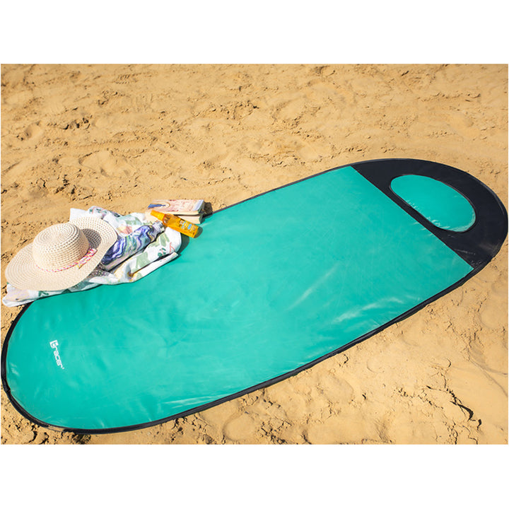 TRACER Stranddeken Picknickdeken 180x80cm Strandmat Buiten Waterdichte Deken Opvouwbaar Draagbaar Mint