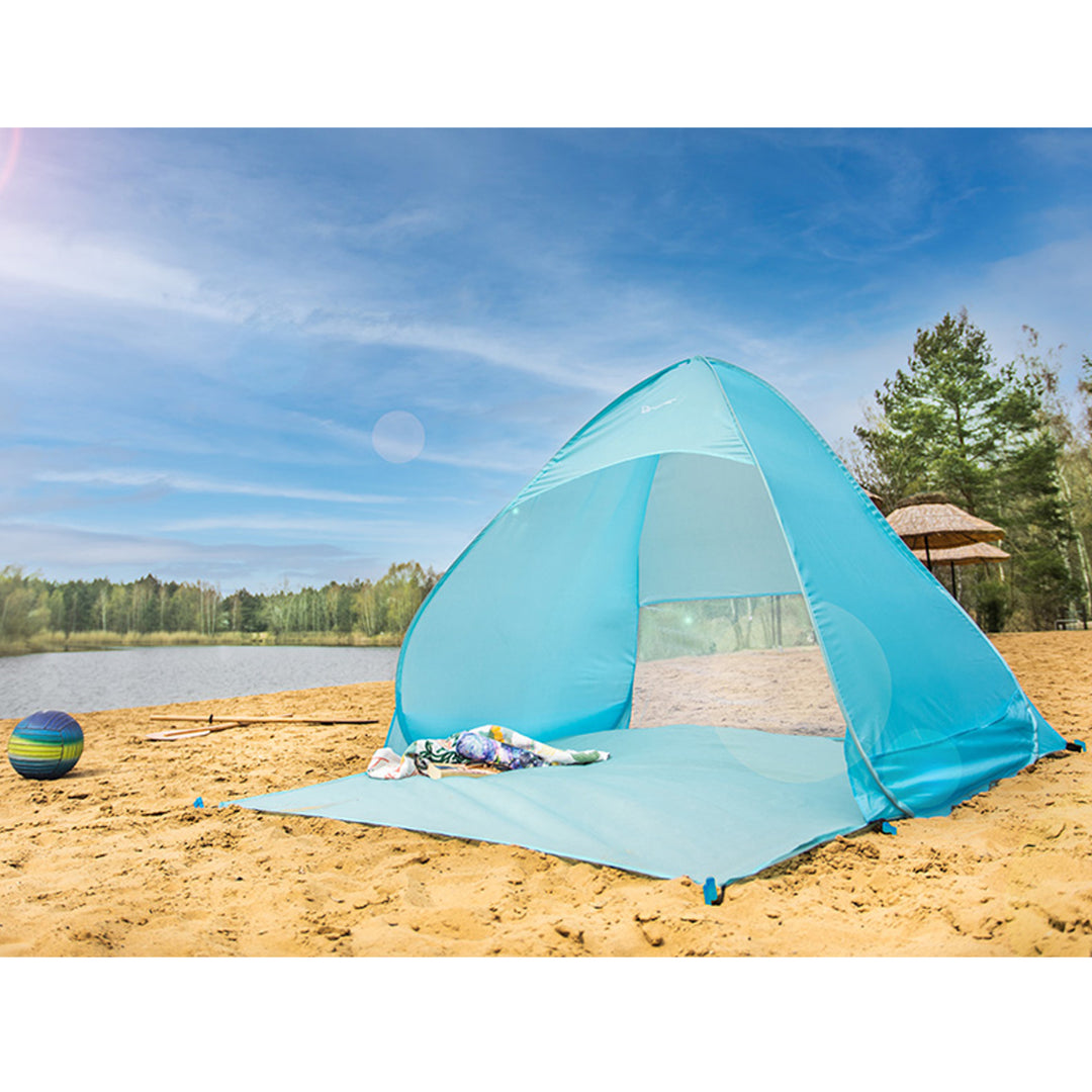 Tente de plage Tente de camping à ouverture instantanée Tente de camping portable automatique Tente pliante pour l'extérieur 160 x 150 x 115cm