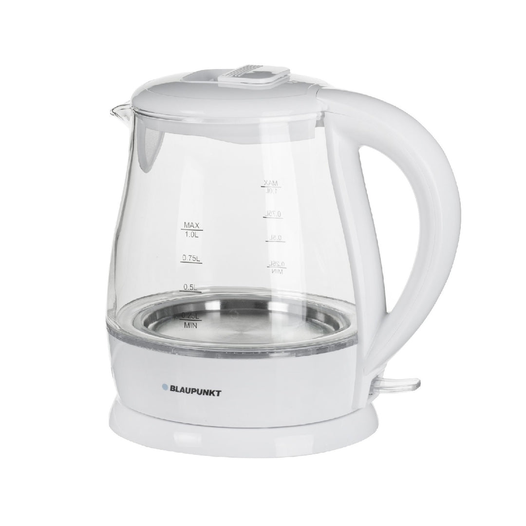 Snoerloze waterkoker Glas 1L Oververhittingsbeveiliging Draaibare voet LED-achtergrondverlichting