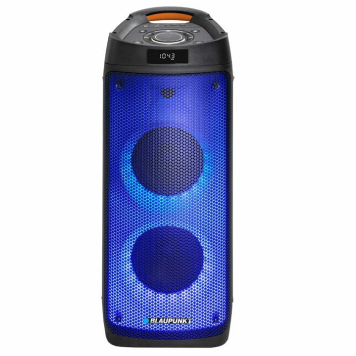 Draagbare Bluetooth-luidspreker met karaokefunctie Gitaaringang TWS Radio AUX USB microSD Afstandsbediening Disco LED-verlichting