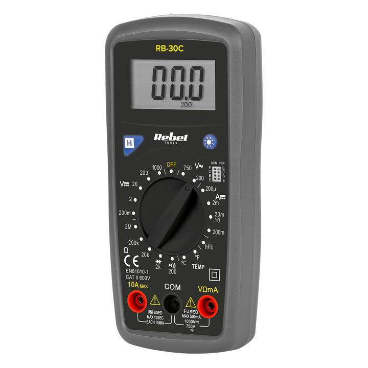 Appareil de mesure numérique universel de haute précision Rebel RB-30C