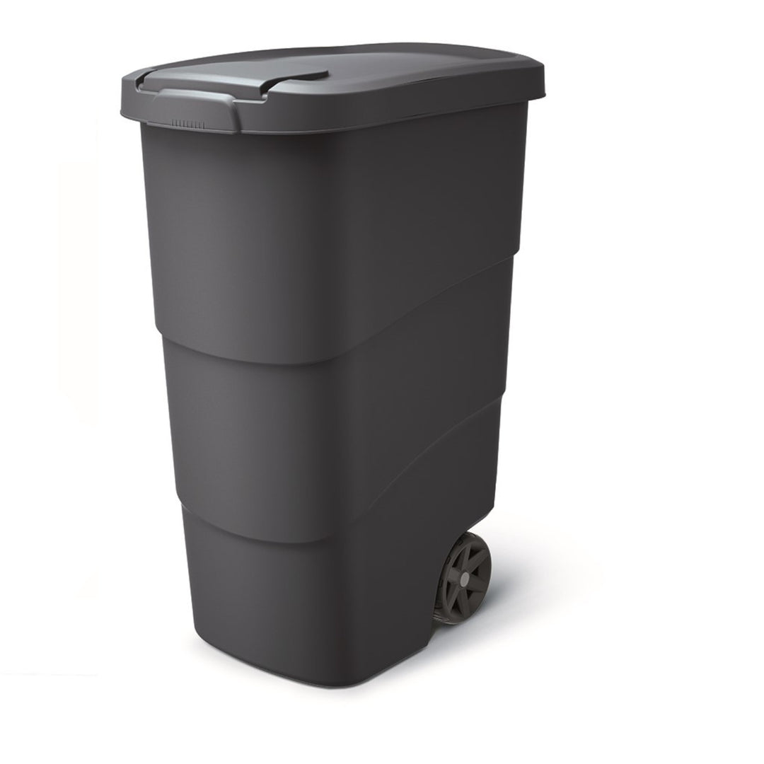 Prosperplast Wheeler NBWB95-S433 afvalbak op wielen met 95 liter inhoud, antraciet