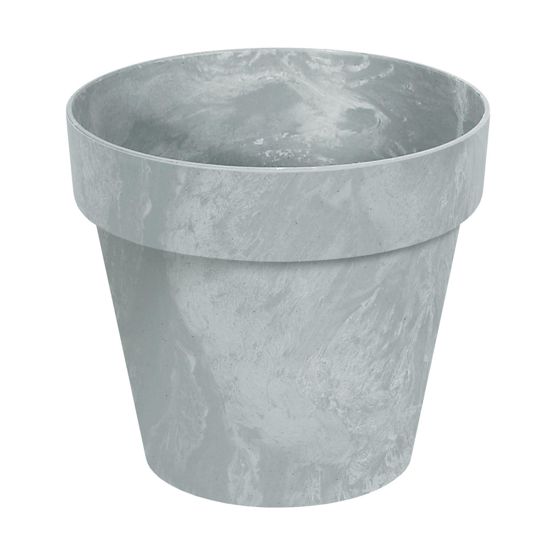 Prosperplast Cube Beton Effect ronde bloempot DCUB250E-422U - betonkleur, 7L