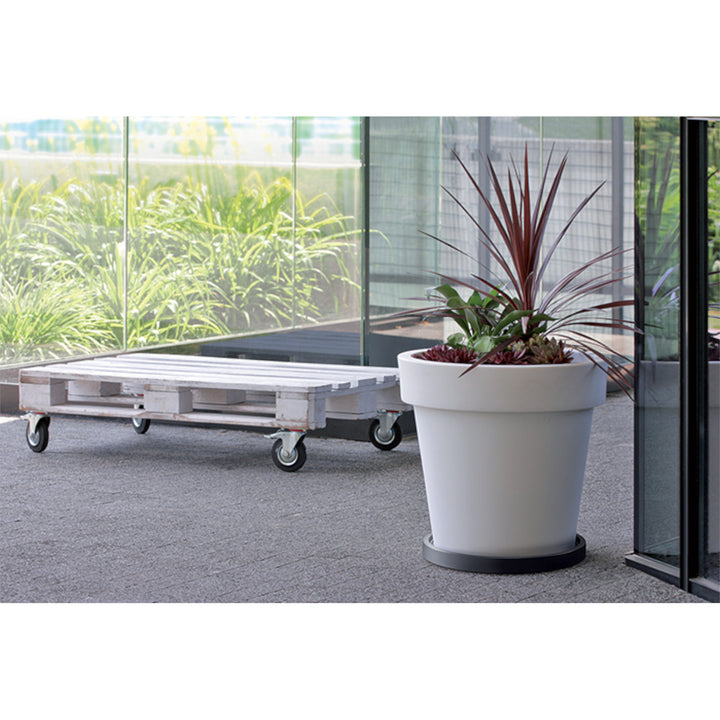 Plantenpothouder op wielen Prosperplast IPRR370-S433 Mobiele voet - antraciet kleur 36,6cm