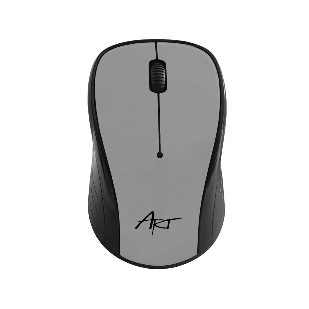 ART AM-92B Wireless Optical Mouse Silver souris optique, sans fil, USB, argent