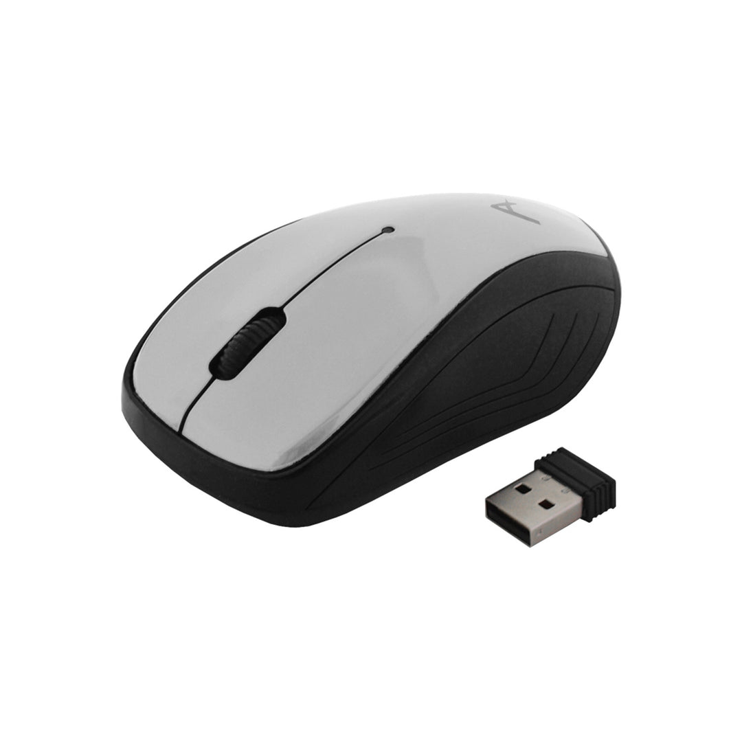 ART AM-92B Wireless Optical Mouse Silver souris optique, sans fil, USB, argent