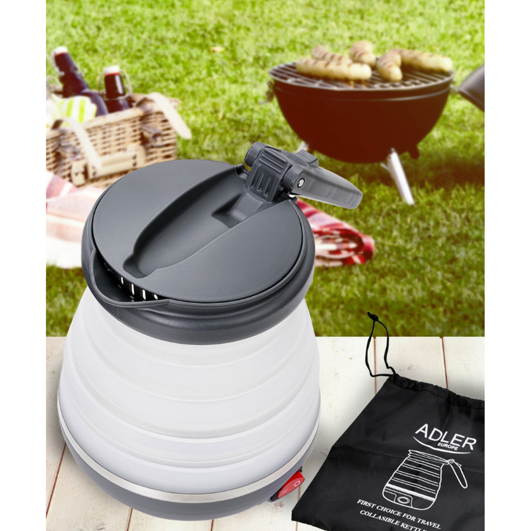 Bouilloire de voyage en silicone 0,6L Adler AD 1370 UK version
