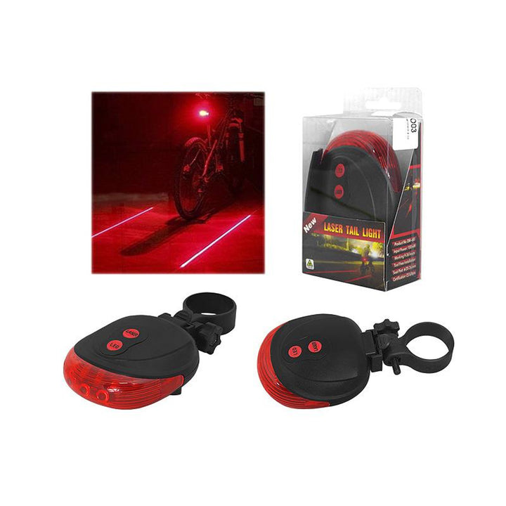 Feu arrière de vélo avec laser LTC LXRO03 1W IPX20