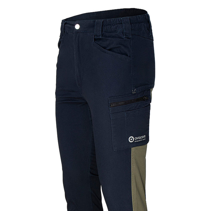 Pantalon de taille TUBBOS en bleu marine/olive, taille 50