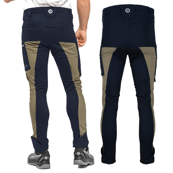 Pantalon de taille TUBBOS en bleu marine/olive, taille 60