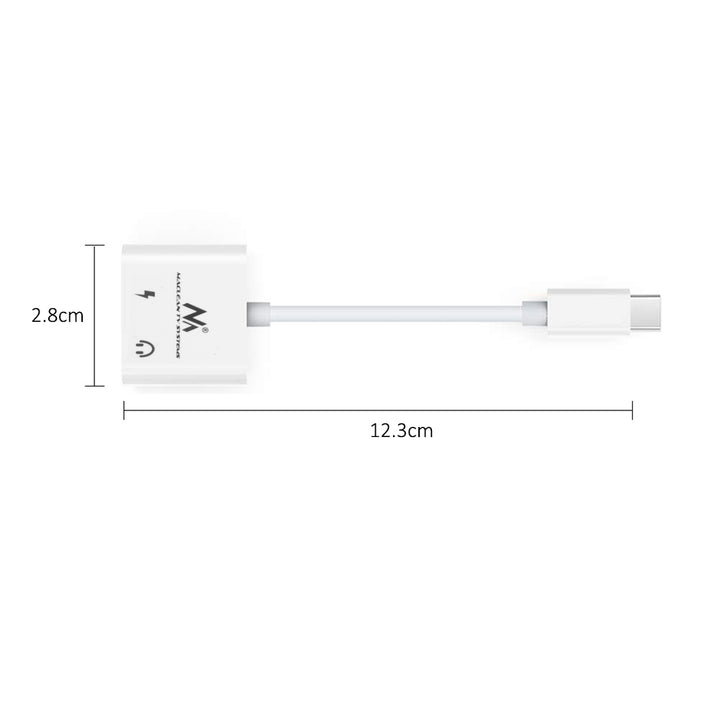 USB Type-C-adapter - 3,5 mm mini-jack (PD) 30W Maclean, MCTV-848