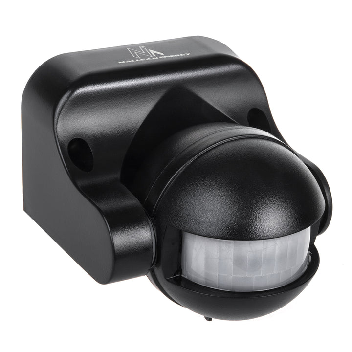 PIR-bewegingsmelder, infrarood Maclean MCE358 B, IP44, zwart, bereik 12m, max. 800/1200W