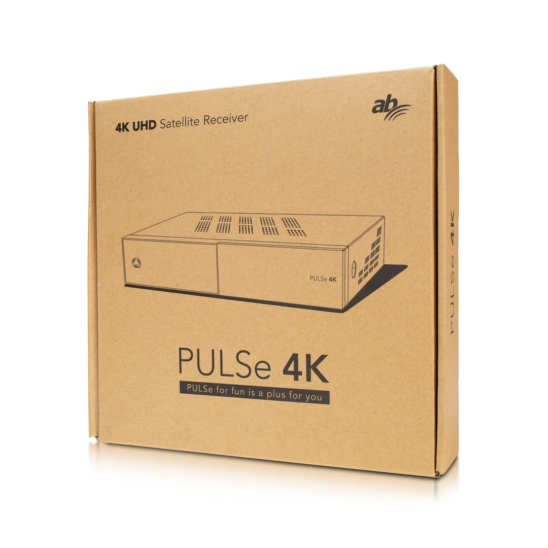 AB PULse 4K UHD-ontvanger (1x DVB-S2X-tunerversie)